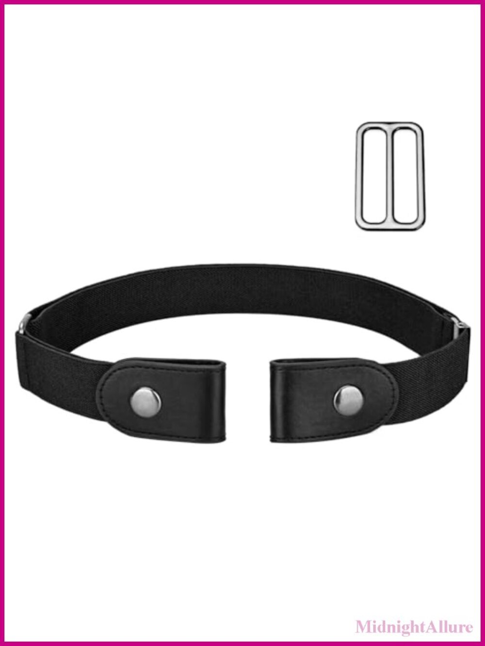 No Buckle Invisible Elastic Stretch Belt for Jeans Pants Dresses Adjustable